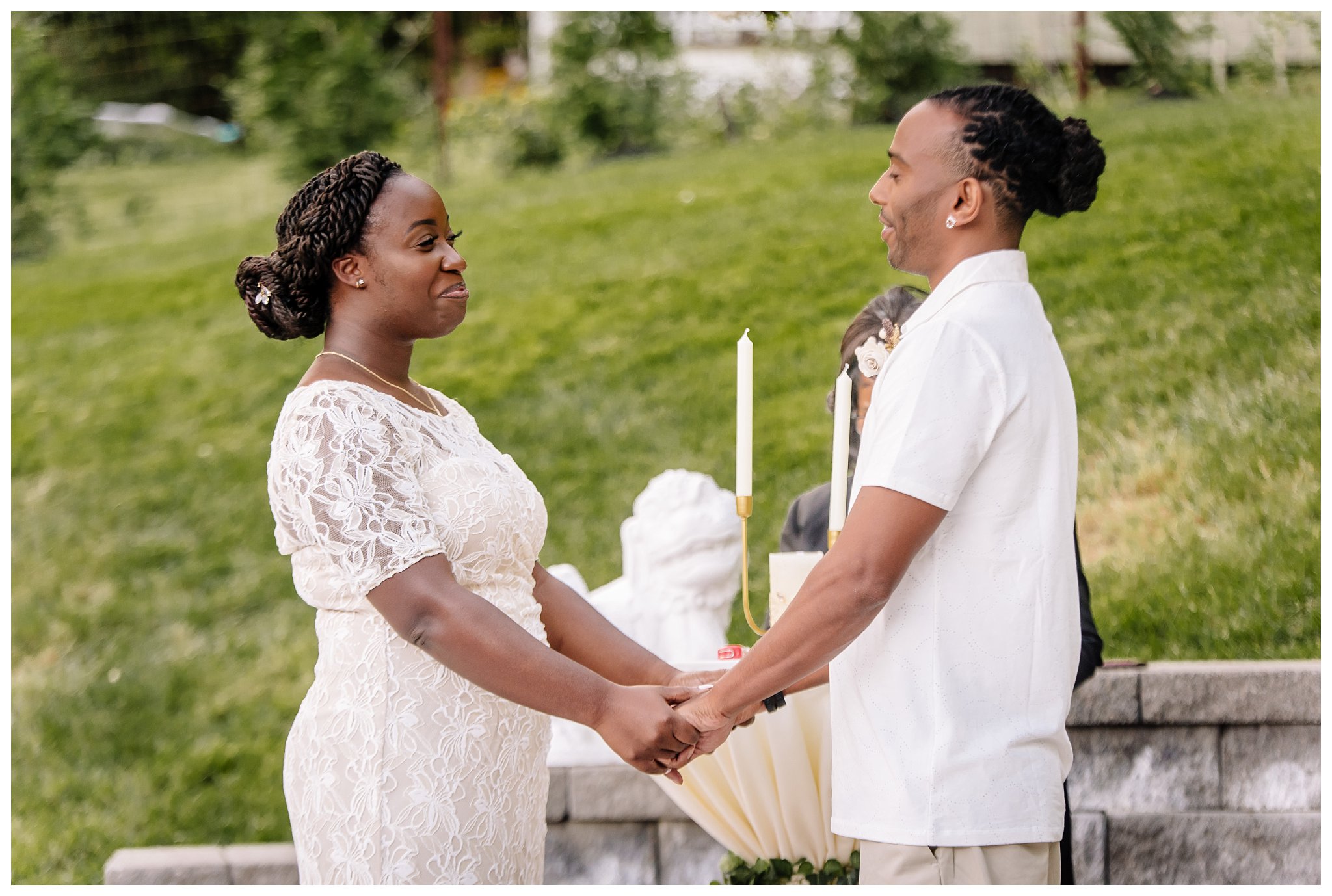 Darcia and Tyler celebrated their intimate wedding with close friends and family in Fairmount. September 2020. Joanna Young Photography. 
